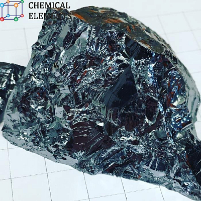 Кремний (Si), 99,99%, 100 гр. (кусков.)