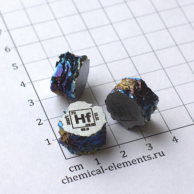 Цилиндр из гафния кристаллический (Hf), 10x15 мм, 99,9%, 25 гр.