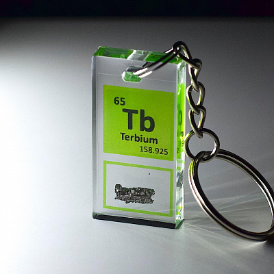 Брелок 20х40 мм. Тербий (Tb)